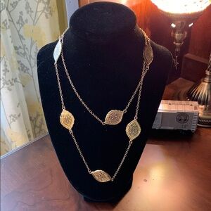 Charming Charlie Gold Nature-Inspired Necklace